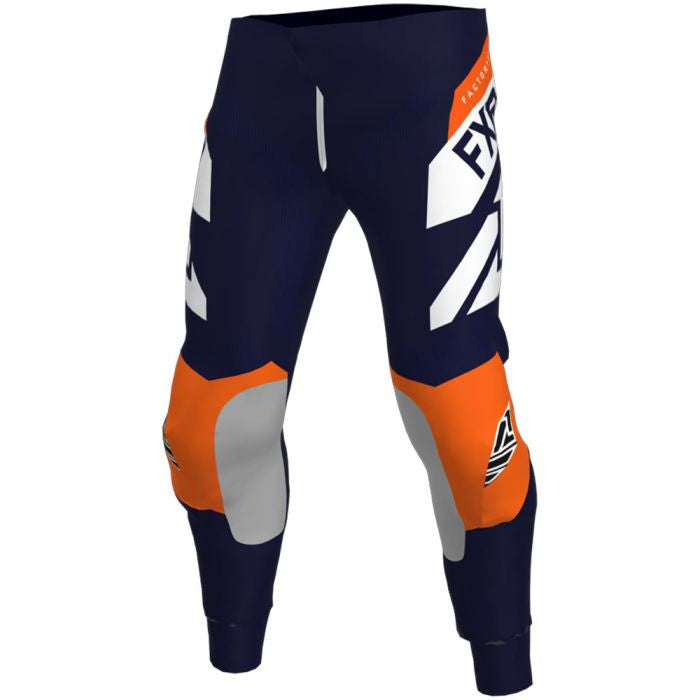 FXR -koppeling MX Cross -broek 20 middernacht /wit