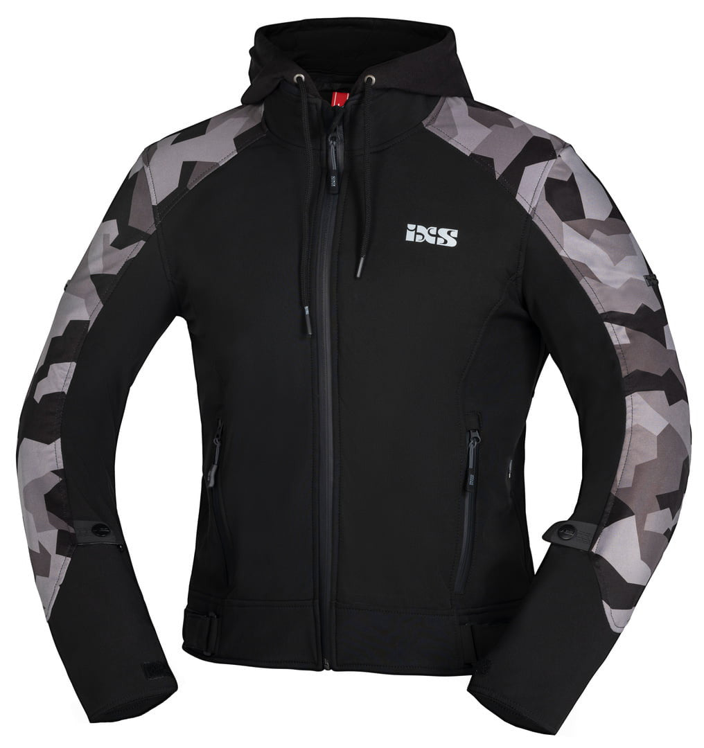 iXS Softshell Mc-Jacka So Moto Svart /Camo