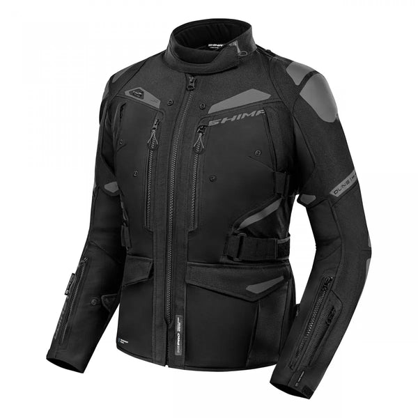 Shima lady textile mc jacket dune black