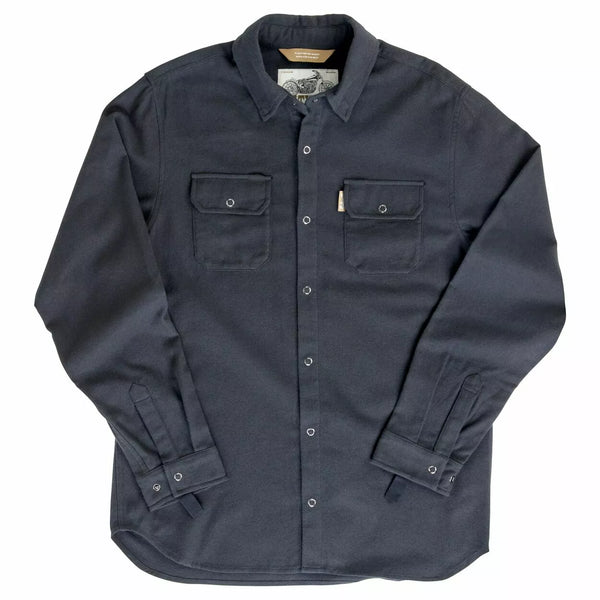 BILTWELL SHIRT FLANNEL HI TEST BLACK XL 8128-124-005