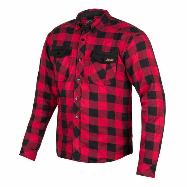 Broger Kevlar MC -shirt Alaska rood /zwart