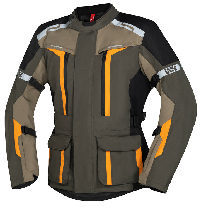 iXS Textil Mc-Jacka Evans-ST 2.0 Oliv /Sand /Orange