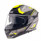 SMK Openable MC Helmet Gullwing Tekker Gray /griep