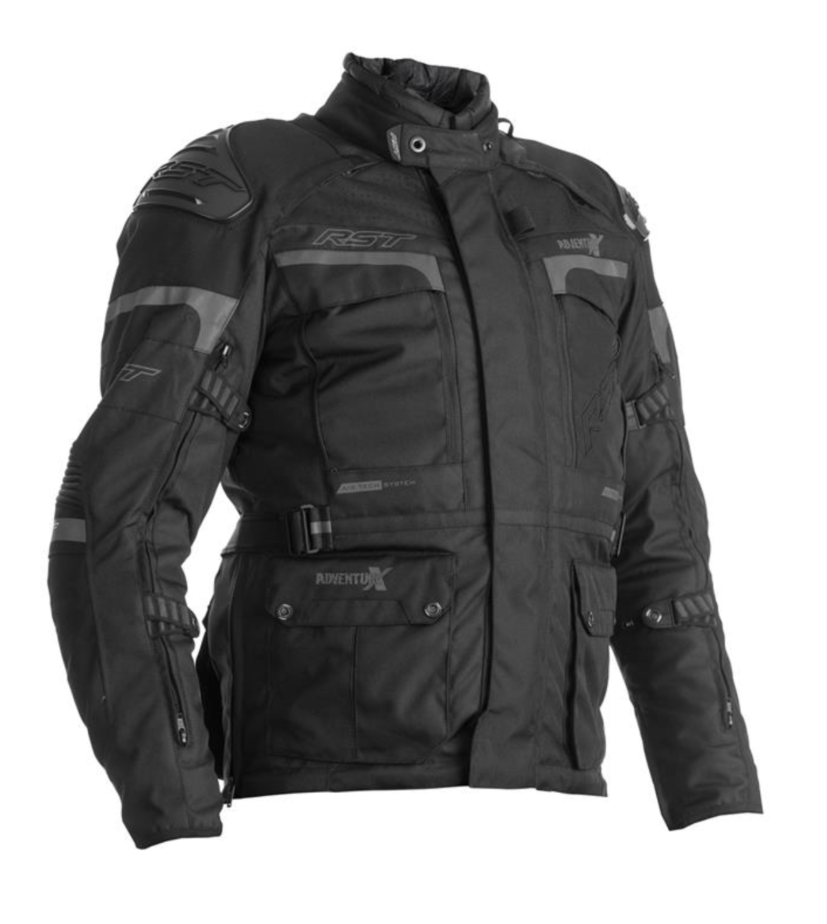 Eerste textiel mc-jacket avontuur-x zwart