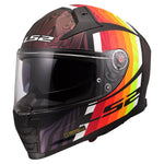 Helm ls2 ff811 vector II vrijheid zwart/rood/geel