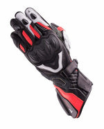 Rebelhorn Dam Mc-Gloves Rebel Black /White /Red 