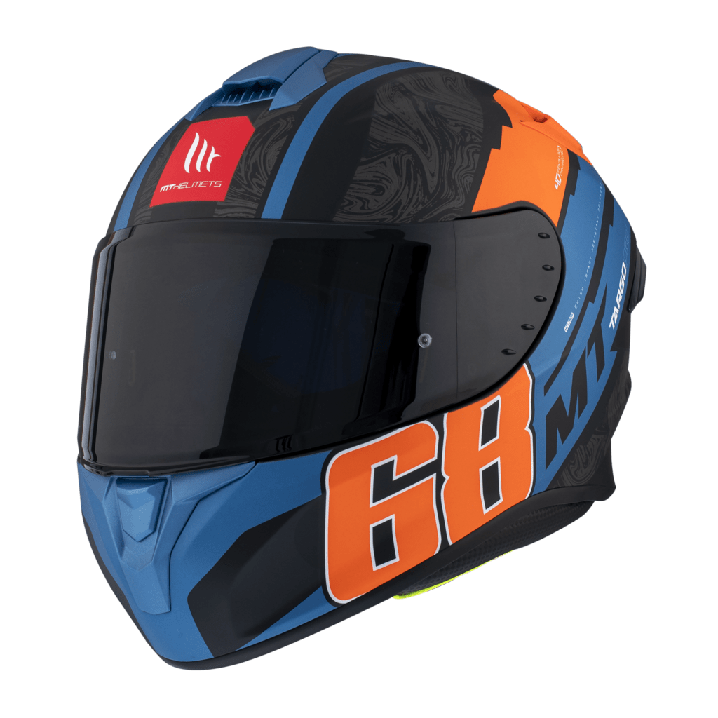 MT Helmets Integral Mc-Hjälm Targo Pro Welcome Orange