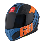 MT Helmets Integral Mc-Hjälm Targo Pro Welcome Orange