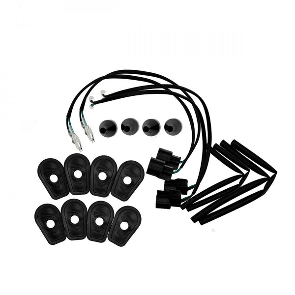 Adapters voor micro-indicatoren (set van 4), Kawasaki Z650RS 22- / Z900 20- / Z H2 20- / Z125 21- / Ninja 125 21- (pas voor en achter)