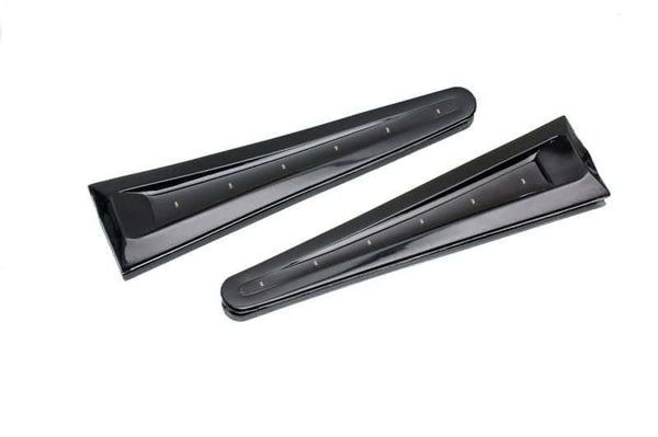 Triangular Hub Cap Based Black. Blue is led