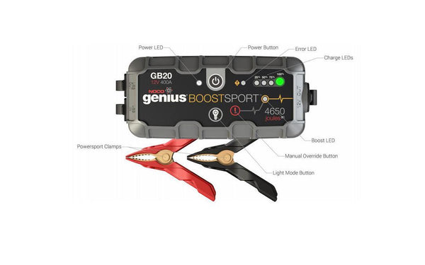 NOCO GB20 Batterij Booster Genius Boost Sport