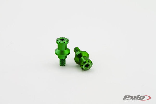 Spools by pair hi-tech parts diam.10mm c/green