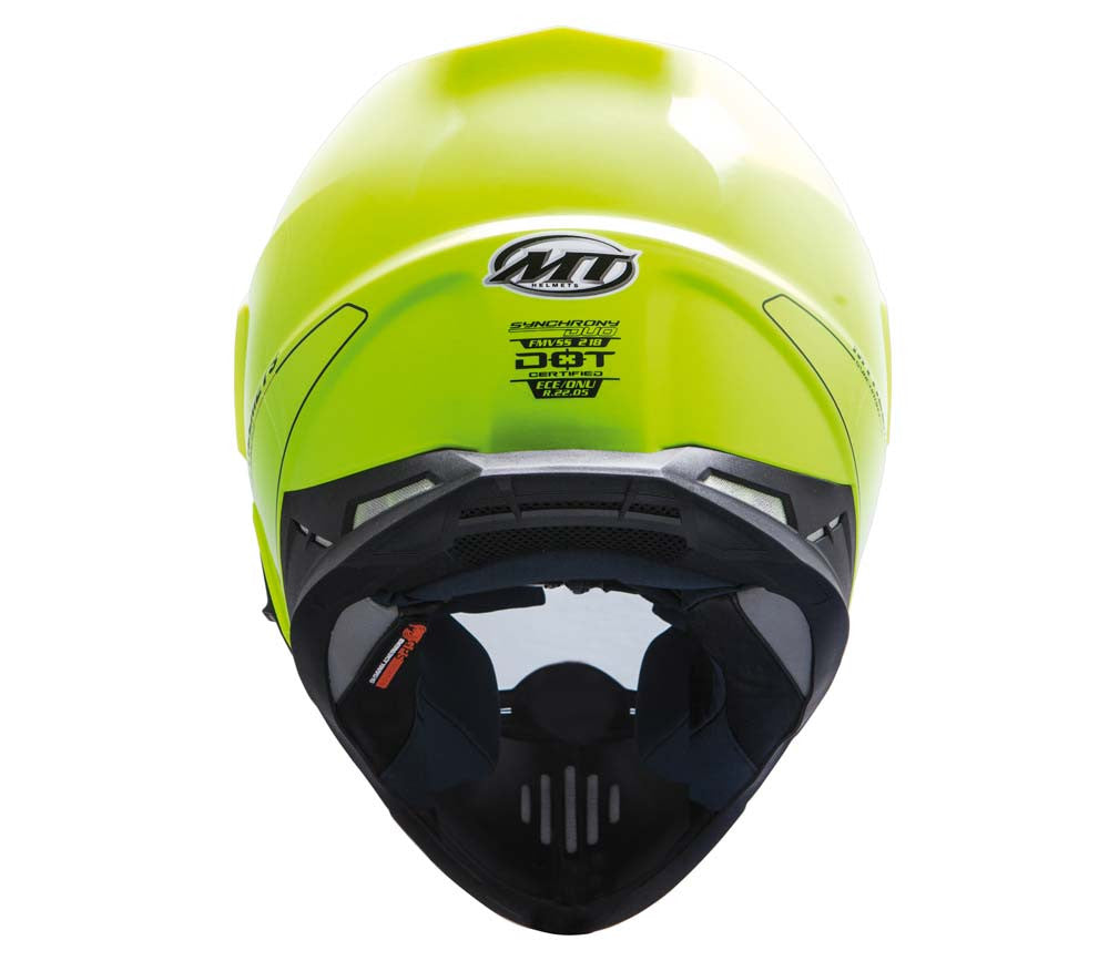 Mt Helmets Adventure MC Helmet Synchrony DS FLU