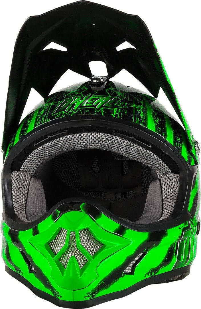 Oneal Cross MC Helmet 3-Serie Mercury Black /Green