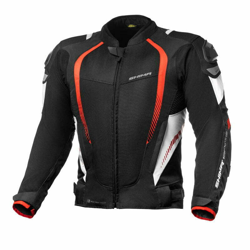 Shima Textile MC Jacket Mesh Pro Black /Red