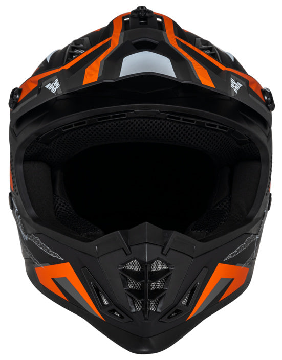 IXS Cross MC Helmet 363 2.0 Black /Orange