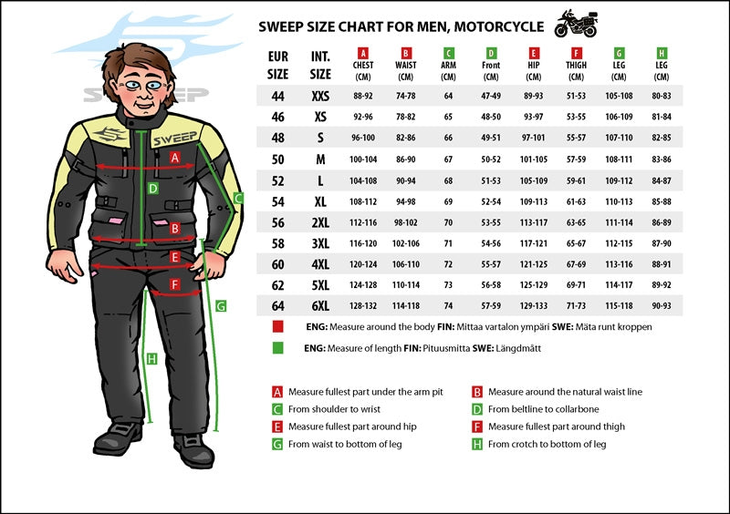 Sweep Aramid MC-Byxor Chief Orange