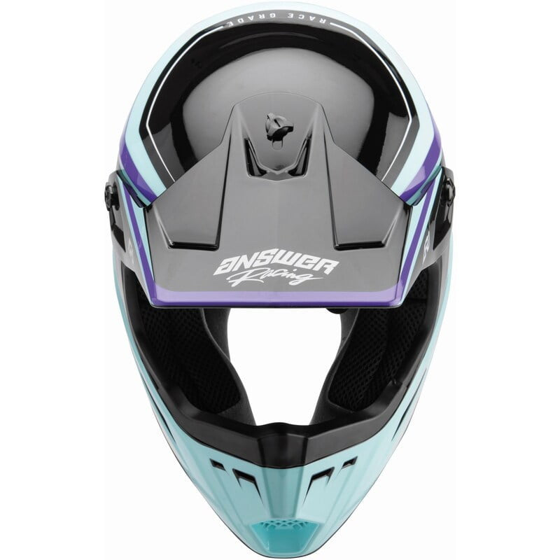 Answer Barn Cross MC Helmet AR1 VIVD Black /Lila