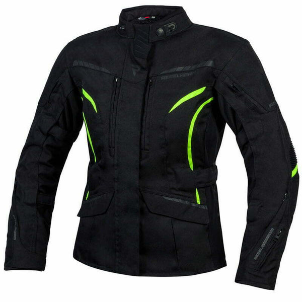 Rebelhorn Dam Textile MC Jacket Hiker III Zwart /griep