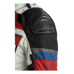 Eerste textiel mc-jacket avontuur-x blauw /rood