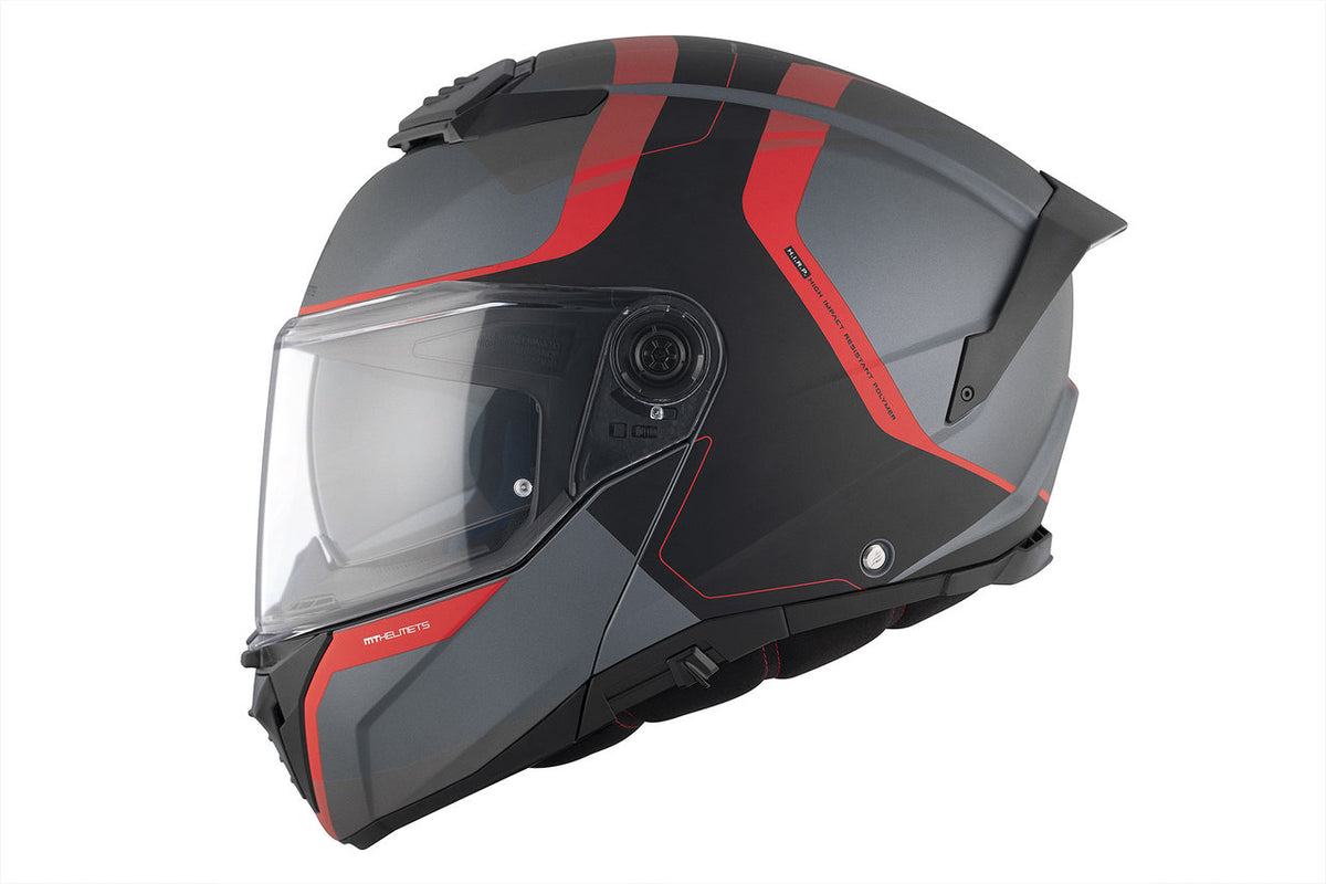 MT Helmets Openable MC Helmet Atom 2 Sv Emalla B15