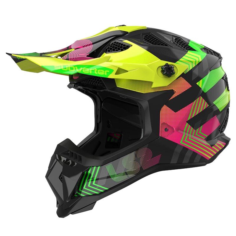 LS2 Cross MC Helmet X-Force Subverts Chromatic