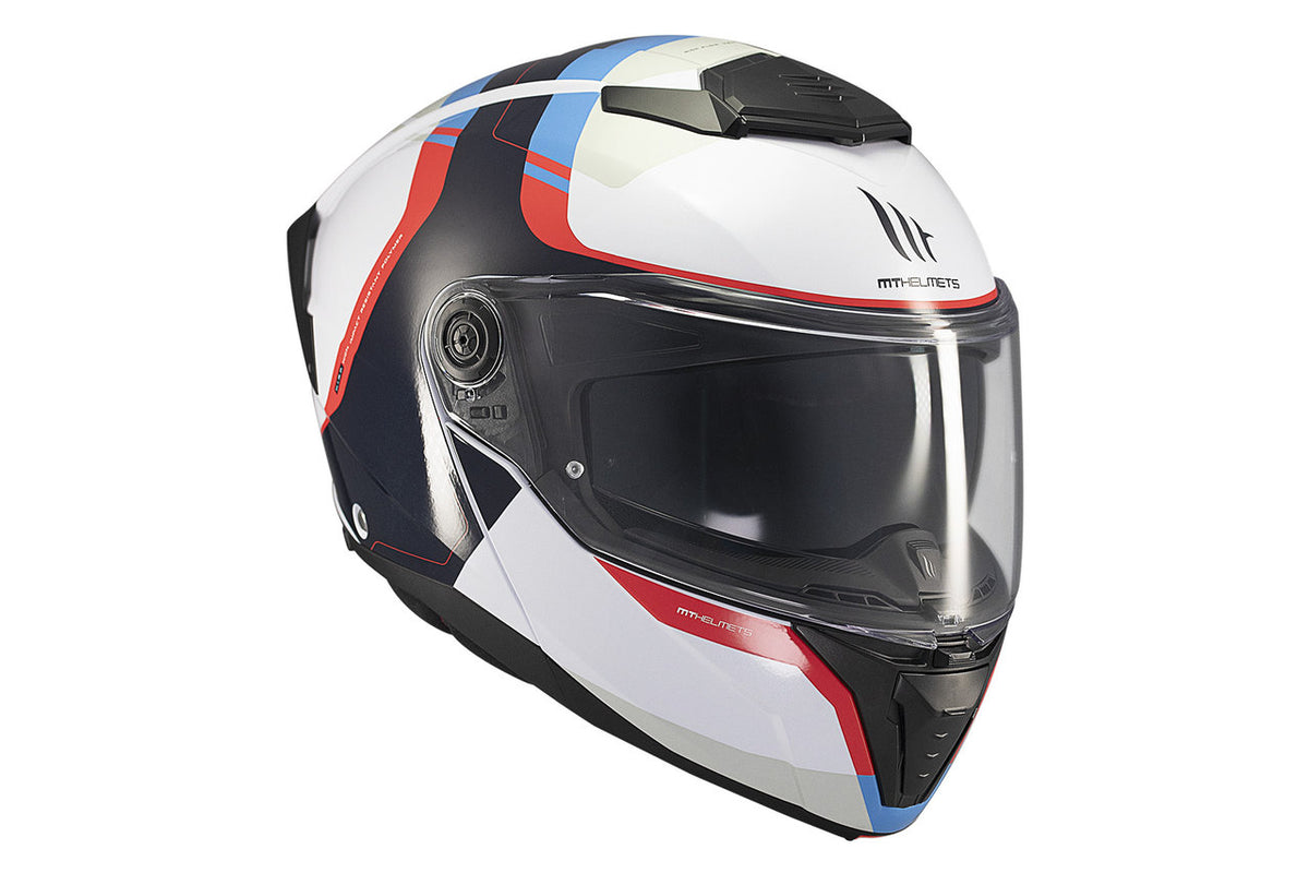 Mt Helmets Openable MC Helmet Atom 2 Sv Emalla C7