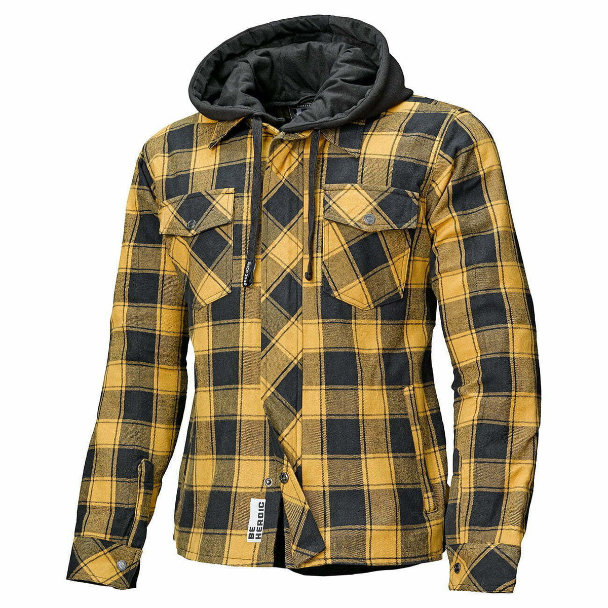 Held Kevlar Mc-Skjorta Lumberjack II Svart /Gul