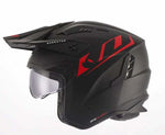 Ufo jet mc helmet sheratan matte black