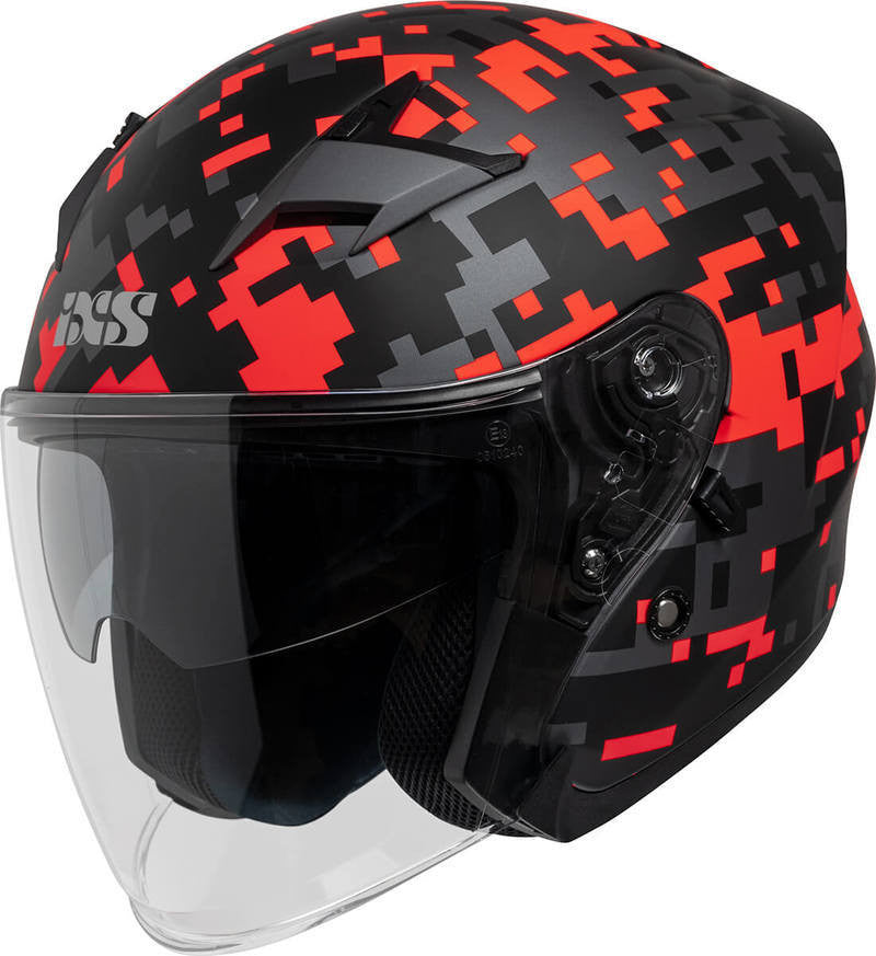 IXS OPEN MC Helmet 99 2.0 Black /Red