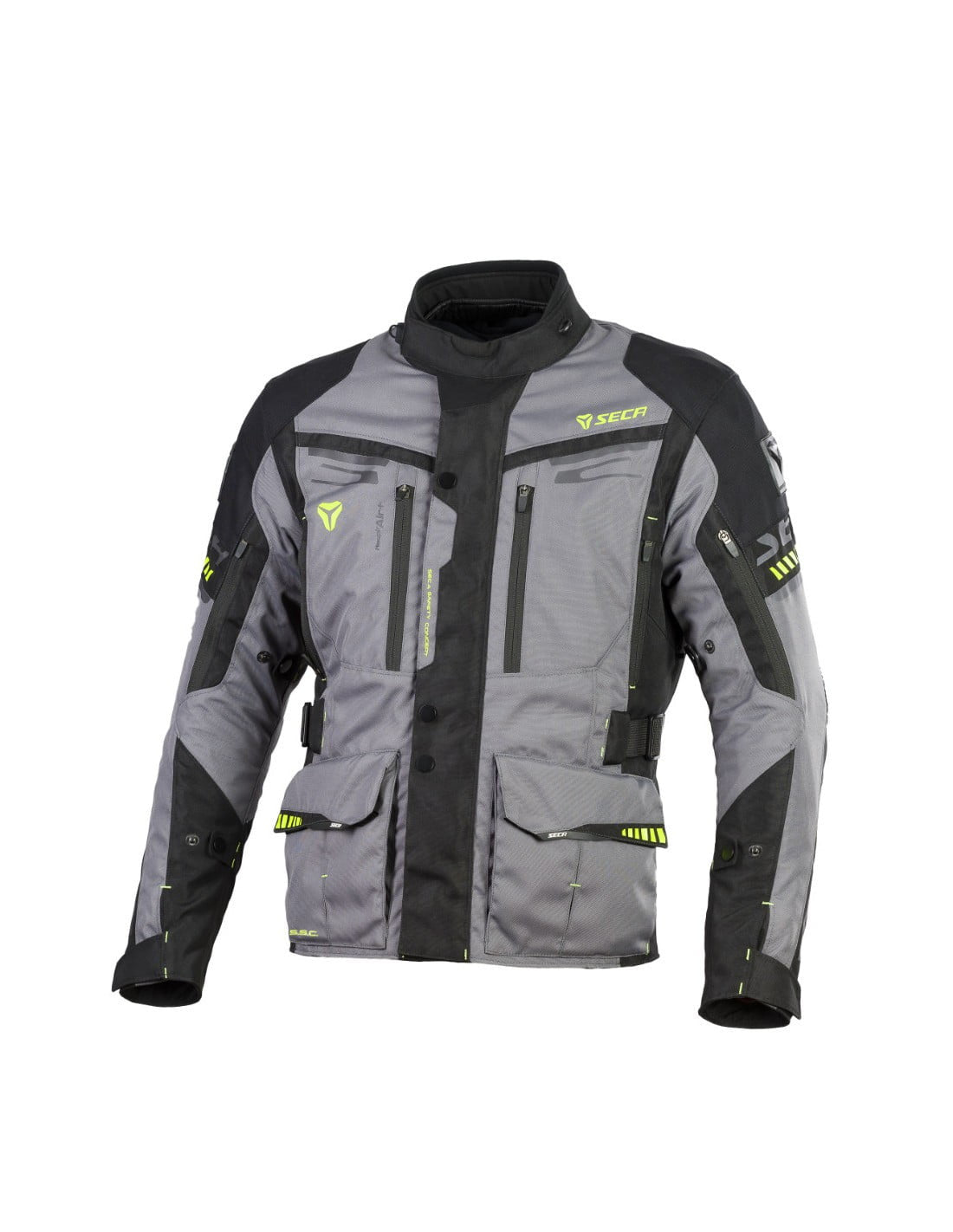 Seca textiel MC Jacket Arrakis II Gray /Black