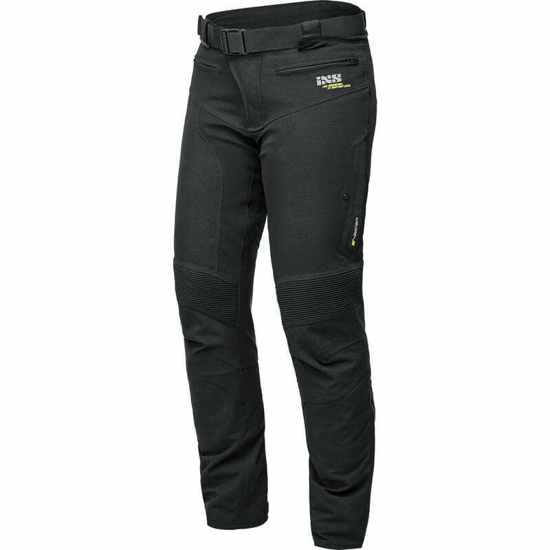 IX's gelamineerde textiel MC -broek St Plus Black