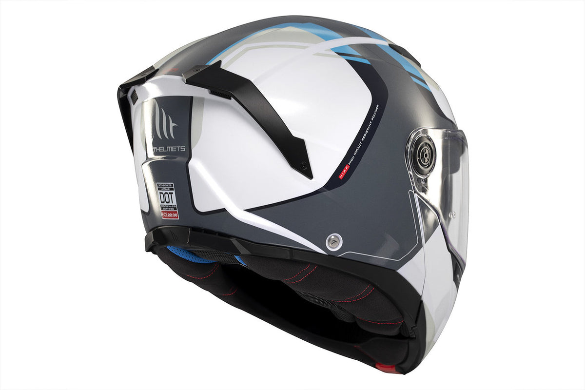 Mt Helmets Openable MC Helmet Atom 2 Sv Emalla C17