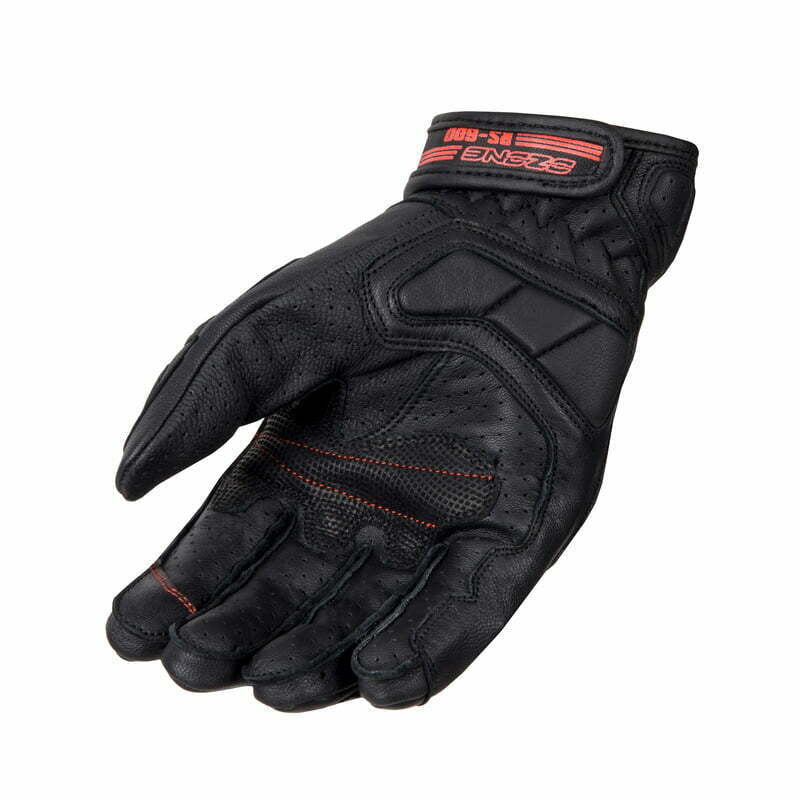 Ozone mc-gloves RS-600 short black /red