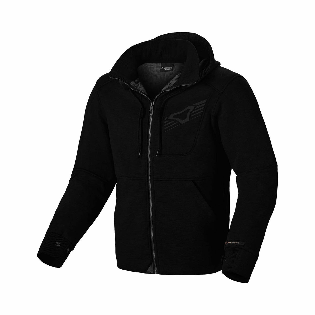 Macna Kevlar Mc-Hoodie District Black