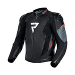 Rebelhorn mc-leather jacket veloce black /gray